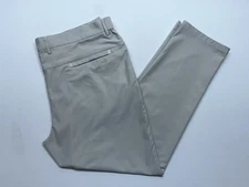 Jack Archer Jetsetter Tech Pant Mens Size 38x30 in Stone Zip Pockets Golf   NWOT