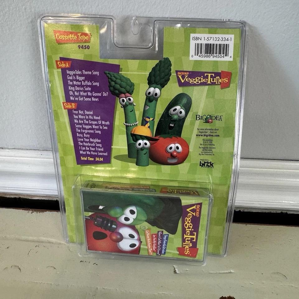 Veggie Tunes Songs 1998 Big Idea Hit Video Series VeggieTales Cassette Tape - Image 3 of 3