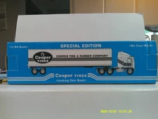 Spec Cast Kenworth K100E Cooper Tires Coin Bank Truck 1:64 Trck VG Box Fair+