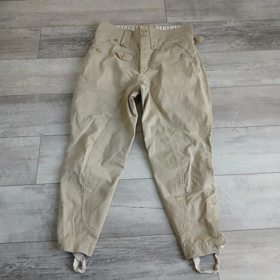 Pantalones de montar JUNYA WATANABE COMME des GARCONS HOMBRE beige algodón talla M *mancha Foto 2 de 4