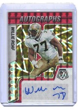 2022 Willie Roaf Mosaic Mosaic Prizm Auto #AM-WR (H924) $6 MAX SHIP