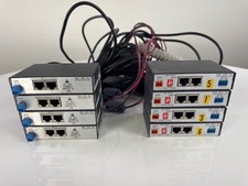 Extron Lot of 8 4 DVI 201 Rx Series  4 DVI 200 TX Series with 4 Power Supplies