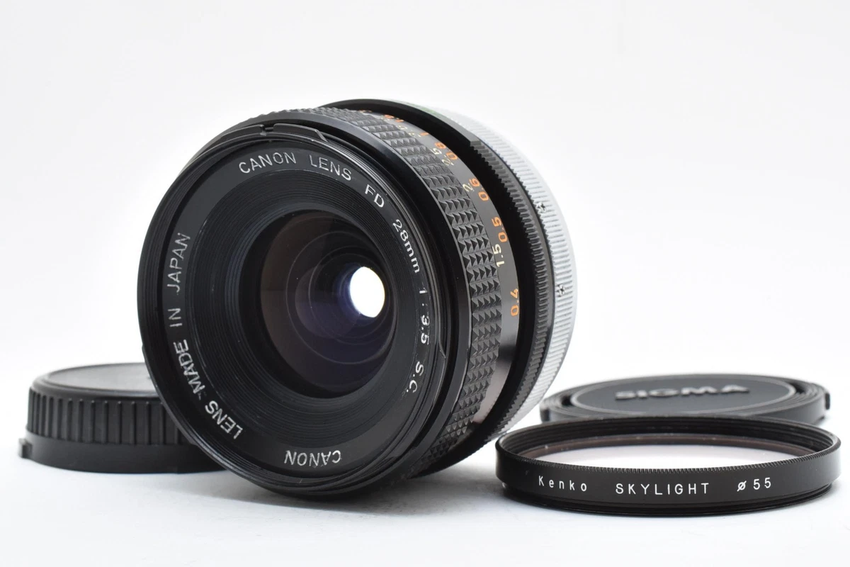 Canon FD f/3.5 Camera Lenses 28mm Focal for sale | eBay