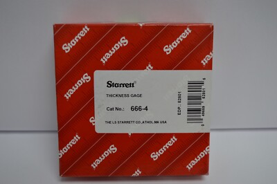 Starrett 666-4 - 0,004'' Stahl Fühler/Unterlegscheibe Stärke Lager 1 Rolle à 7,6 m 25 Fuß