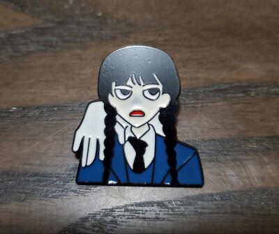 Wednesday Pin Brooch Addams Family Thing Hand Set Of 3 Gift Jewelry New