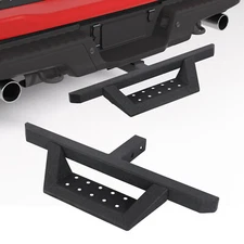 Universal Tow Trailer 2" Receiver Tow Hitch Step Bar Rear Bumper Guard Receiver