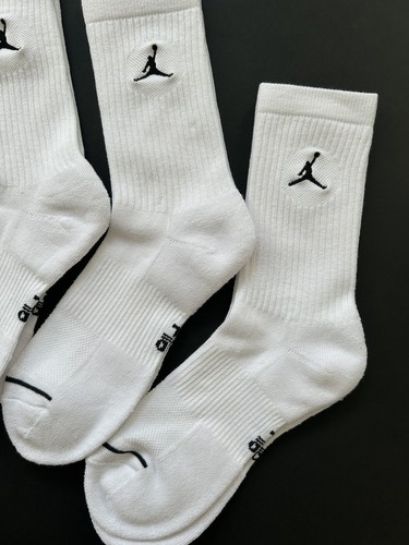 Nike Jordan Jumpman Everyday White Cushioned Crew Socks Small Kids Teen Boy Girl - Picture 11 of 12