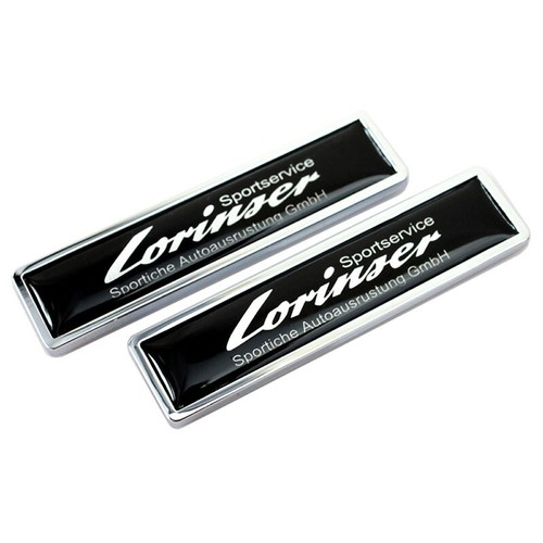 2pc Carlsson AMG Brabus Metall Karosserie Aufkleber Abzeichen für Mercedes-Benz. - Picture 21 of 40
