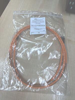 50x 2m Nexans LANmark-6 Patchkabel Cat 6 ungeschirmt LSZH (orange) - Neu
