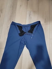 Sene Mens 46 Flex Pants Jogger Casual Golf Athletic Sport Tech Tailored Navy #1