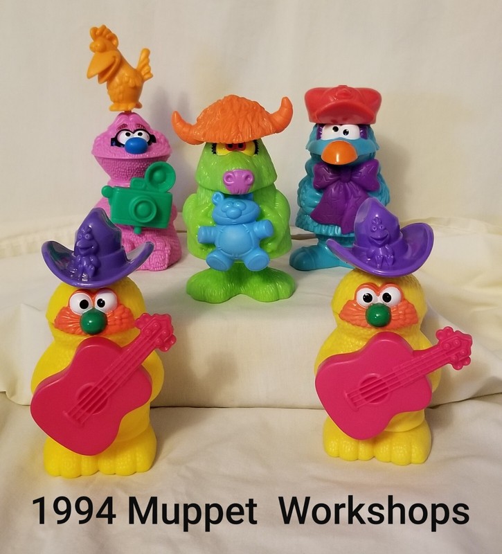 1994 MCDONALD'S-JIM HENSON - MUPPET WORKSHOP HAPPY MEALS TOYS