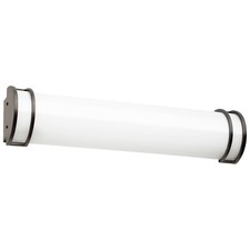 24 Modern Led Vanity Light Half-cylinder Wall Mount Bar Oil Rubbed Bronze