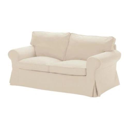 NEW IKEA Ektorp 2 Seater sofa BED COVER set in SVANBY BEIGE