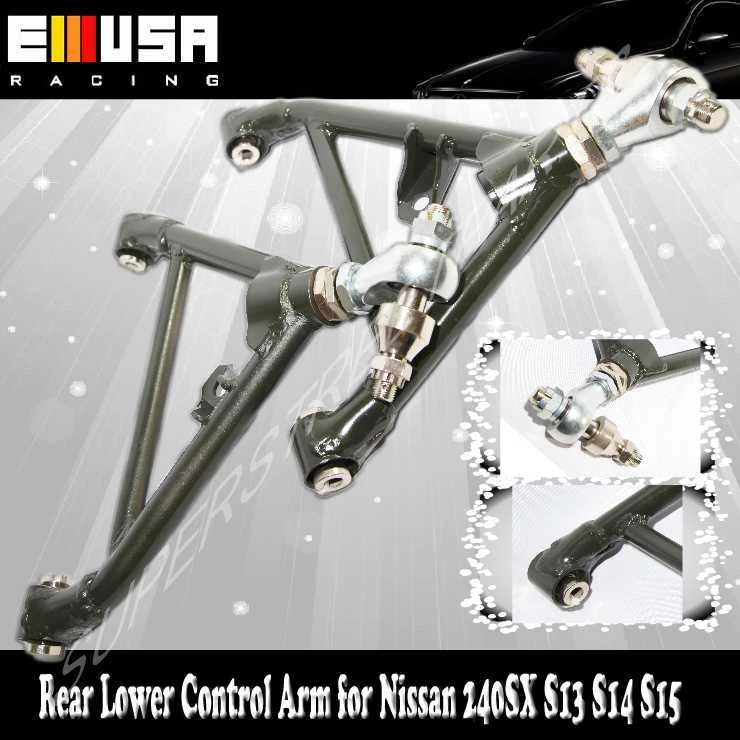 For 240SX 1989-1994 S13 1995-1998 S14 F&R Adj. Lower Control Arms Deep Green — 第 2/4 张图片