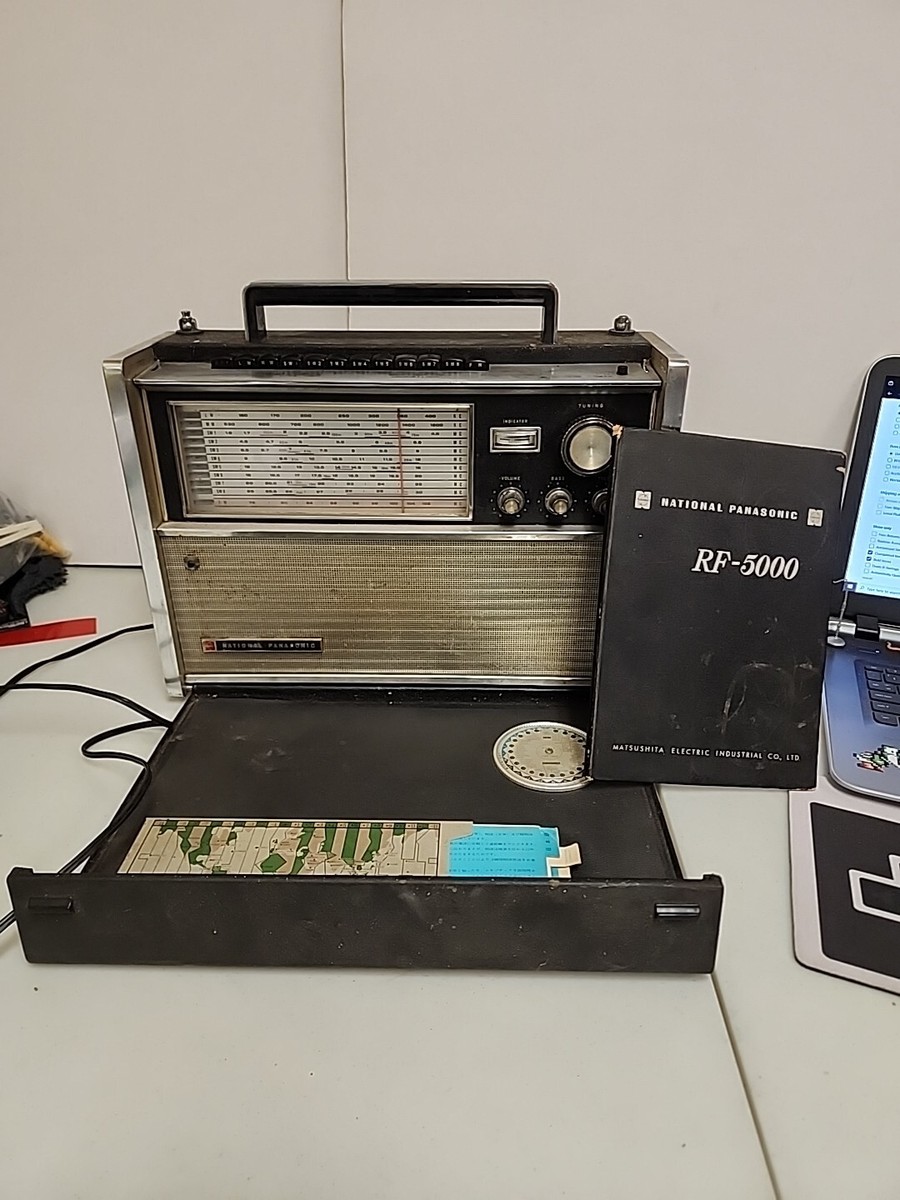 National Panasonic ナショナル パナソニック RF-5000B National Panasonic Shortwave Radio RF-5000 Works Needs