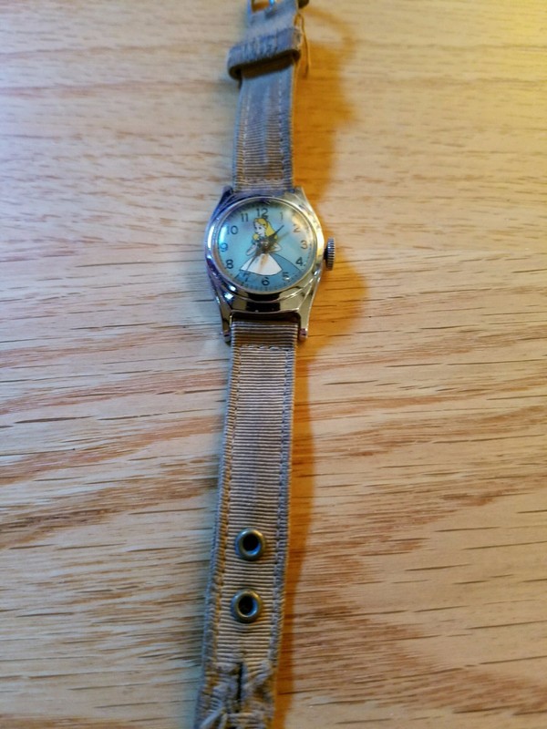 Vintage  Alice in Wonderland Watch US Time 