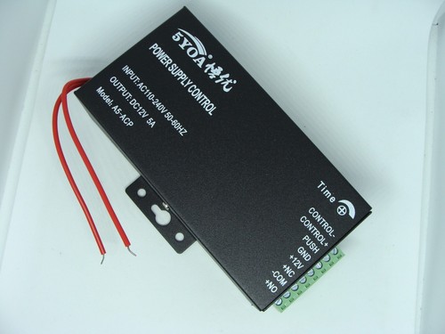Unidad de control de fuente de alimentación eléctrica 12V 5A puerta controlador de bloqueo de acceso CC A+ - Imagen 2 de 19