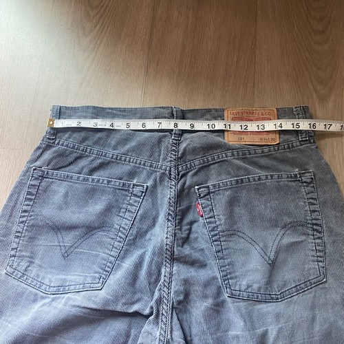 Men's Levi's 521 Light Grey Corduroy Jeans. 100% Cotton. W34 L32. Zip fly. - Picture 14 of 17