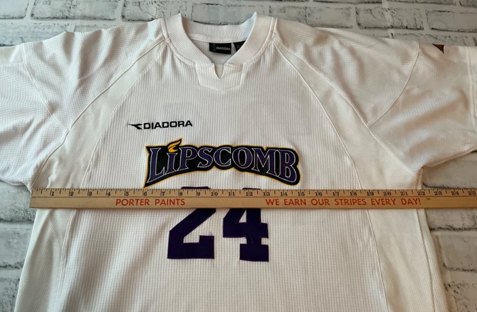 Футболка мужская Lipscomb белая большая No24 NCAA University - Изображение 2 из 4