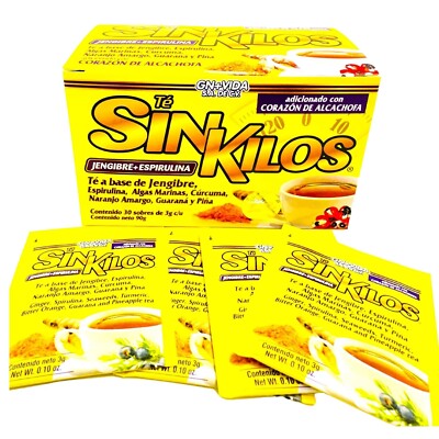 SinKilos Detox Tea GN+Vida Powerful Antioxidant Cleansing Tea 30 tea bags