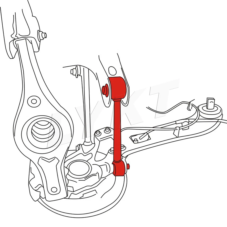 LYKT 2pcs Rear Adjustable Alignment Toe Control Arms Kit For Acura MDX 2007-2008 - Image 2 of 4