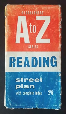 Geographers' A-Z Street Plan Map: Reading.