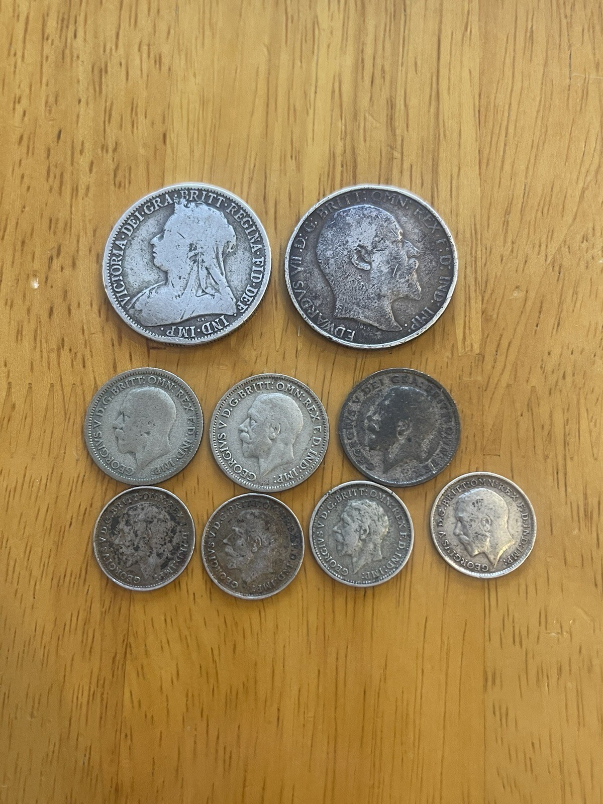 old british silver coins job lot eBay