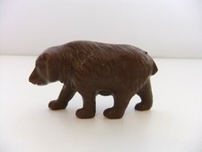 Toy Rattle Dark Brown Bear VISCOLOID Celluloid