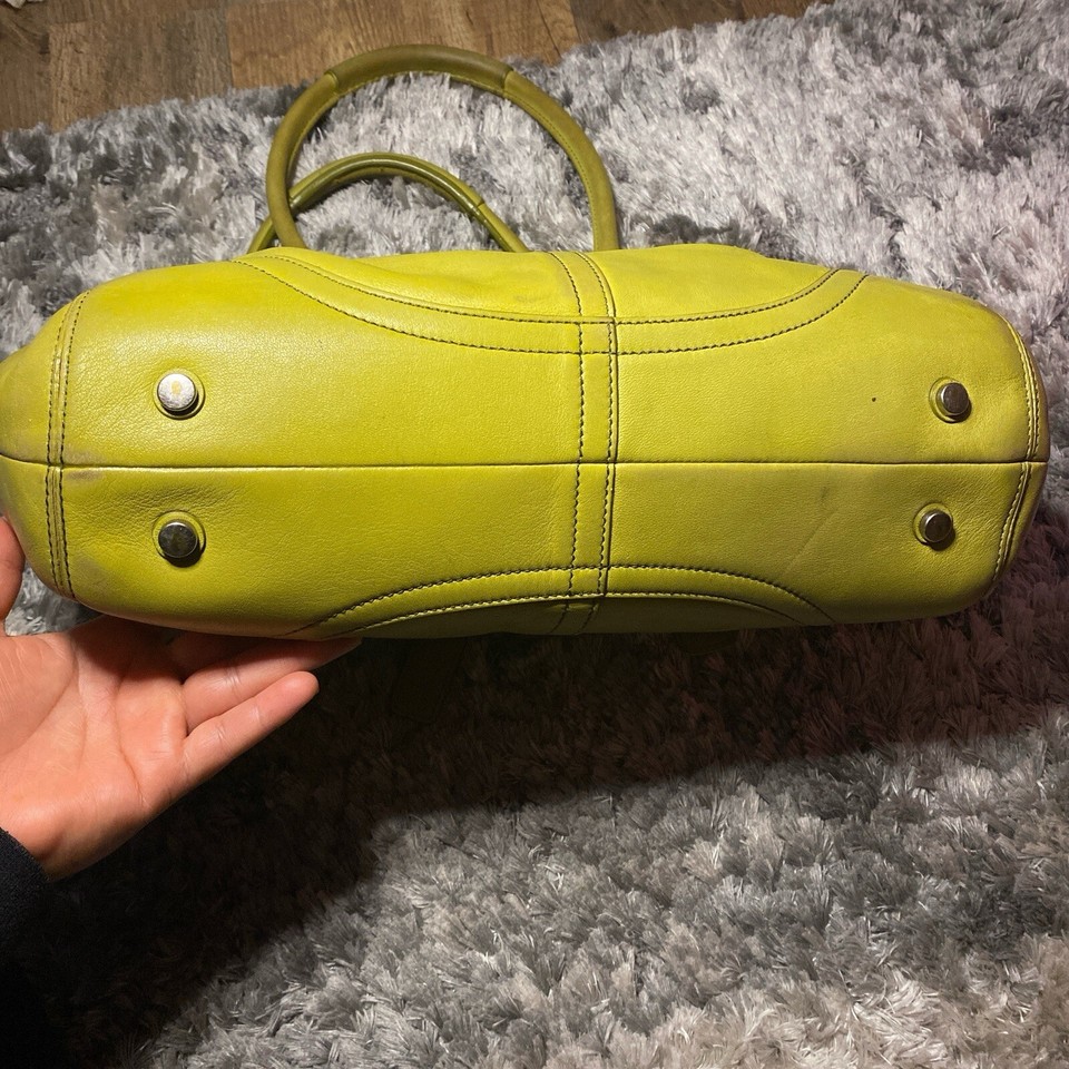 Coach 9636 Hapmton Shoulder Green Bag eBay