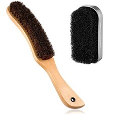 Felt Hat Brush Cowboy Hat Cleaning Horse Hair Brush Removes Dust Stains