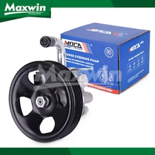 Power Steering Pump w/ Pulley Fit 05-09 Hyundai Tucson 05-10 Kia Sportage 2.7L