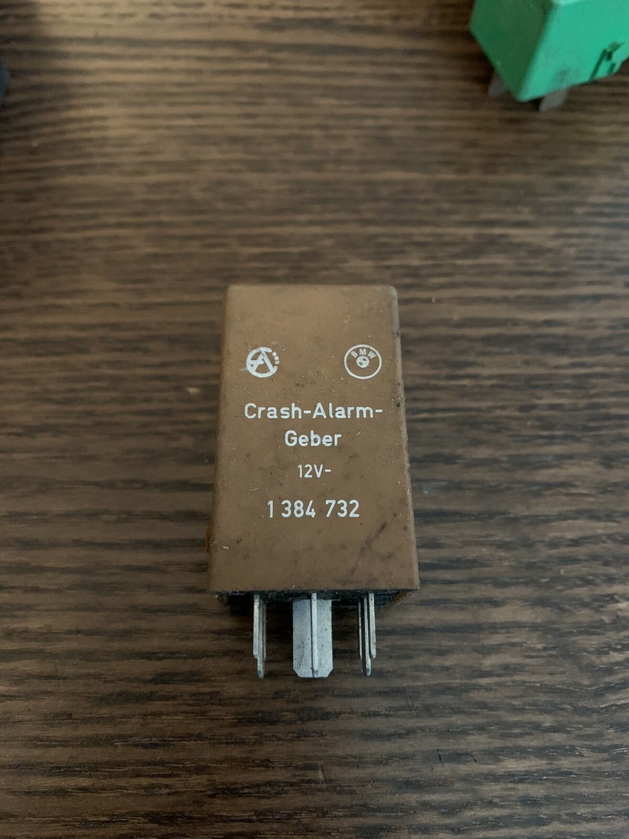 BMW E32 E34 Crash Alarm Sensor Module Brown 1384732 OEM | eBay