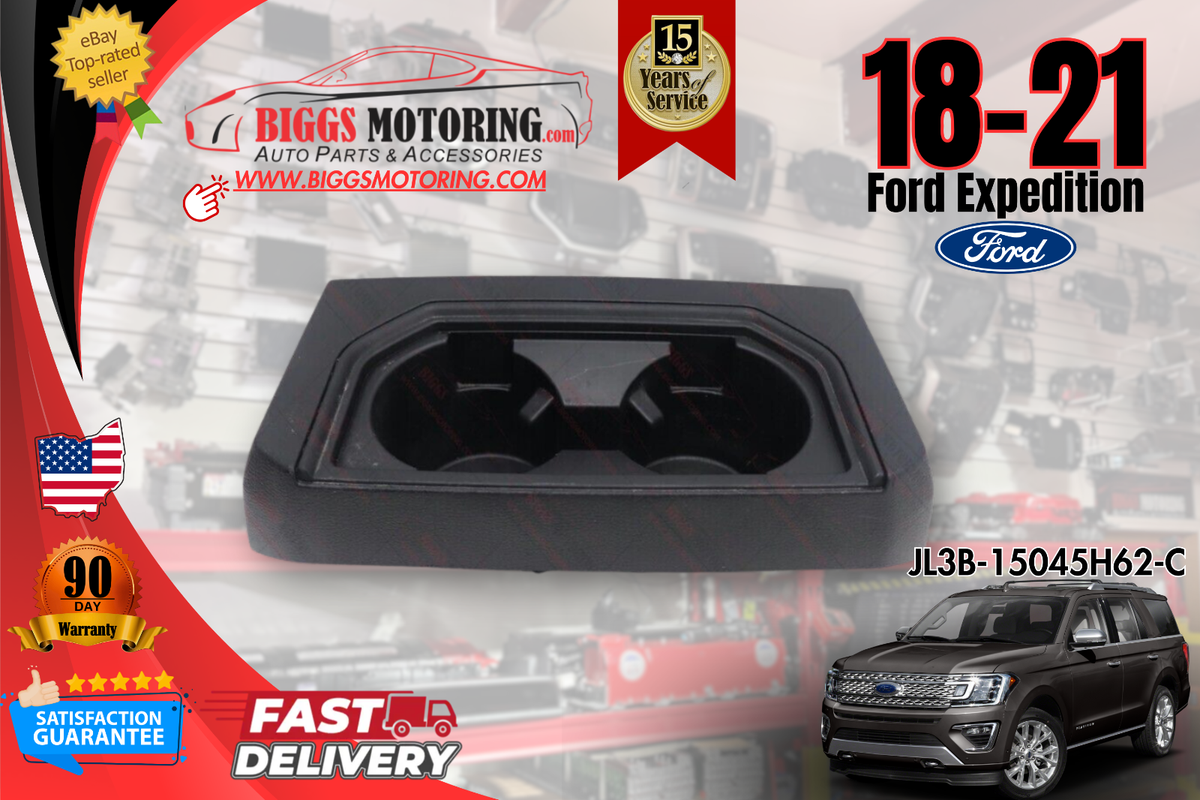 2018-2021 Ford Expedition Center Console Rear Cup Holder JL3B