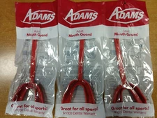 3 Pack: Adams Adult Sport Mouth Guard - Red,  R1P1