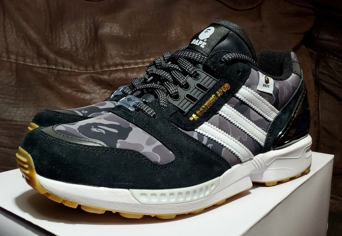BAPE UNDEFEATED ADIDAS ORIGINALS ZX 8000 A-ZX FY8852 BLACK BAPE UNDEFEATED ADIDAS ORIGINALS ZX 8000 A-ZX FY8852 BLACK