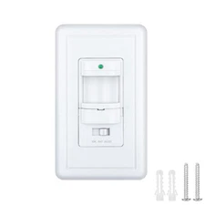 In-Wall PIR Ceiling Occupancy Motion Sensor Detector Light Switch Single Pole US