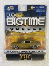 Jada Dub City BigTime Muscle '67 1967 Shelby GT-500KR Gold Die Cast Car 1/64