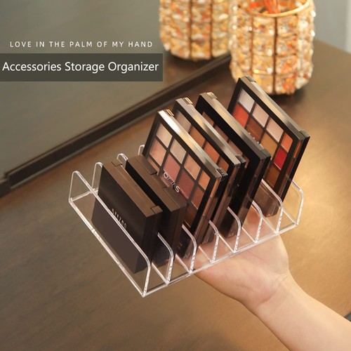 2 Pack Acrylic Eyeshadow Palette Makeup Organizer7cell Cosmetic Storageaccessori - Picture 4 of 7