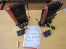 Pair of Actiontec MI424WR Rev. I routers for MoCA networking over coax