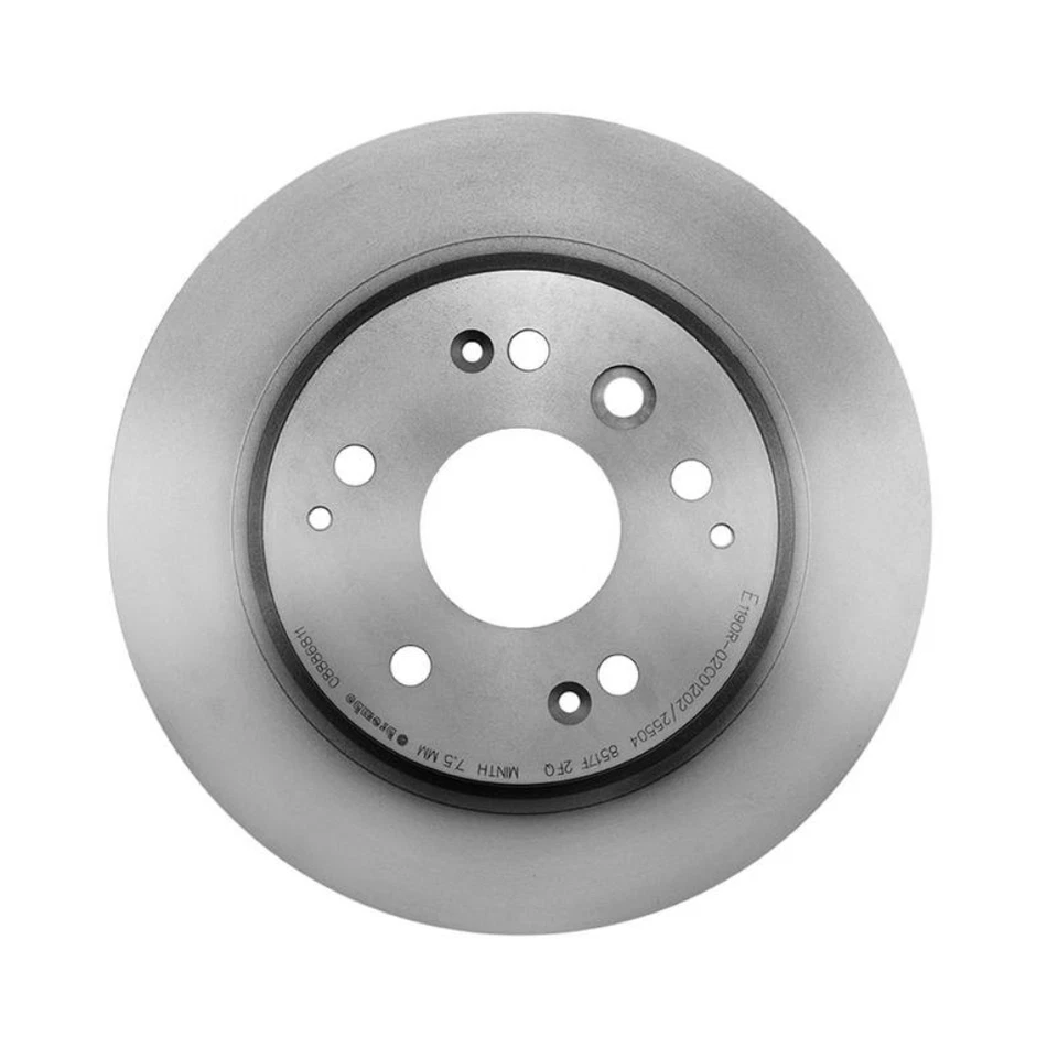 Rotor de freno de disco trasero Brembo 08.8868.11 282 mm para Honda Element 2003-2011 Foto 2 de 3