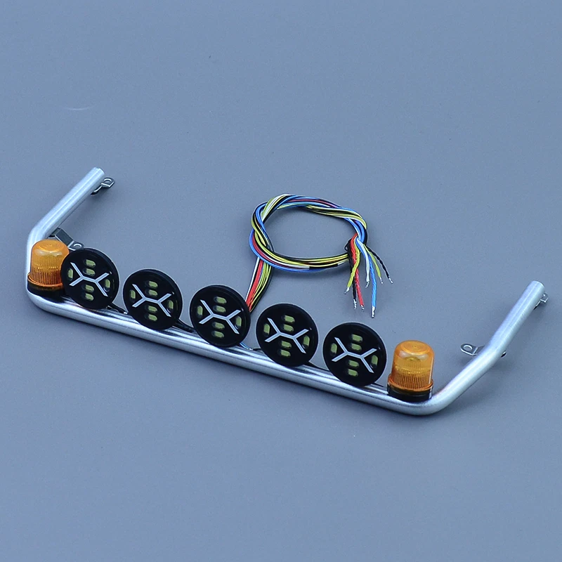 LED Roof Lights Rotating Lamp for 1/14 Tamiya RC Truck SCANIA 770S Volvo MAN Car - Image 4 of 4