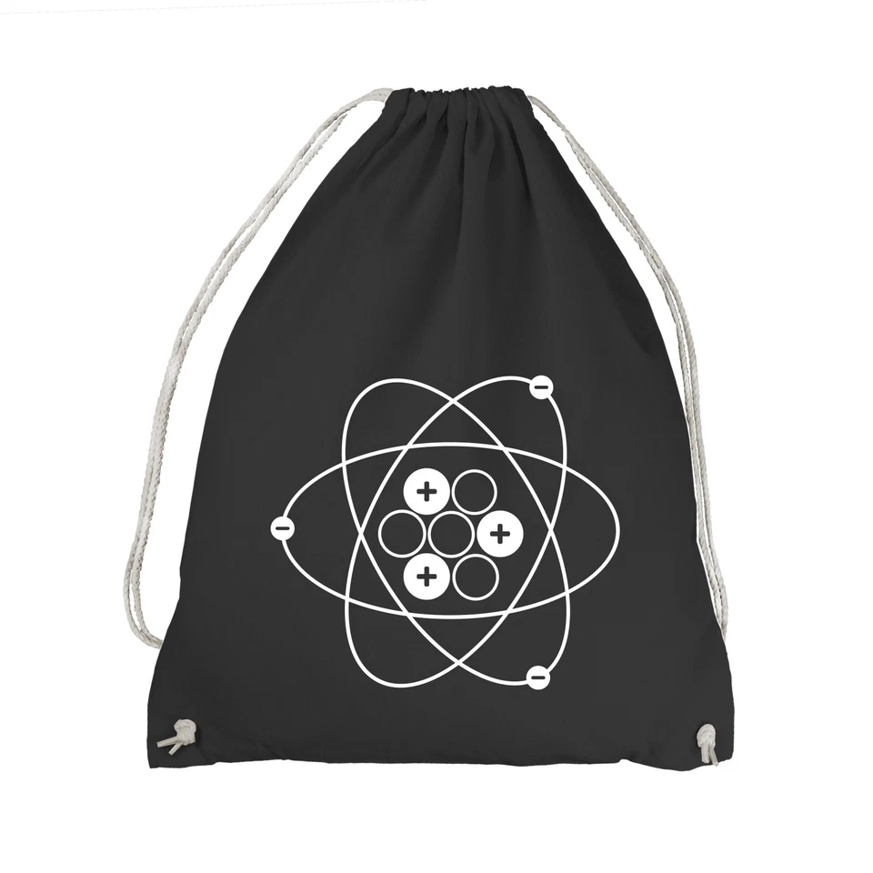 Atom Turnbeutel - Physik Chemie Wissenschaften Proton Neutron Atom Energie