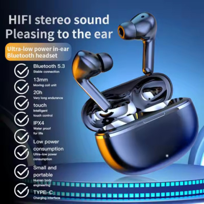 köpferhörer bluetooth,New Air7 Mini Bt 5.3 Earphones Wireless Noise Cancelling
