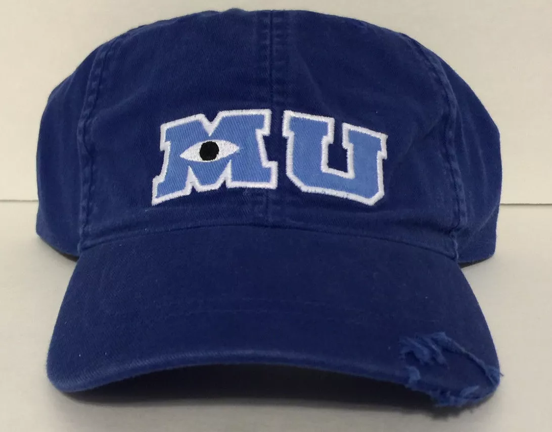 Disney Parks Monsters MU Logo Baseball Cap Hat New with | eBay