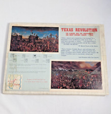 TEXAS REVOLUTION War Board Game 100% COMPLETE RARE Mings Enterprises