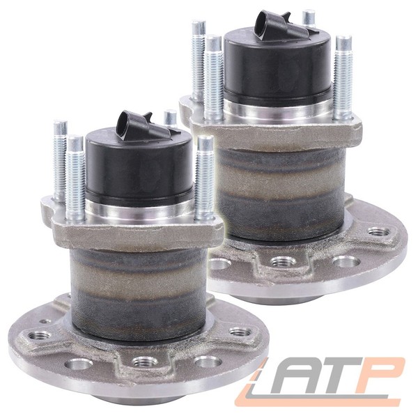 2X Radnabe Radlager Hinten FÜR Opel Astra G Combo Meriva Vectra A B Zafira A-image