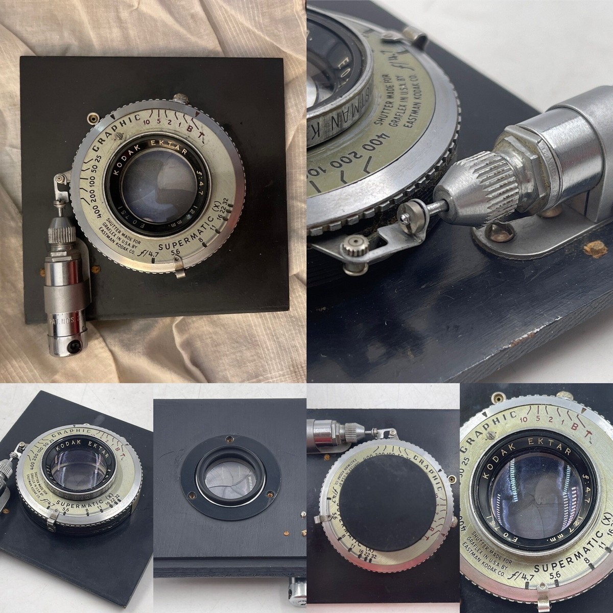 Kodak 127mm f4.7 Ektar Graphic Supermatic Lens #010 | eBay Kodak 127mm f4.7 Ektar Graphic Supermatic Lens #010 | eBay