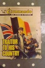 COMMANDO COMIC WAR STORIES IN PICTURES No.1639 TRAITOR TO HIS COUNTRY GN2539