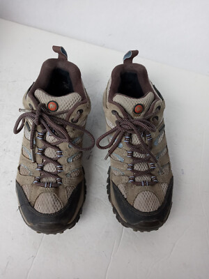 Merrell Moab Women's  Tan Size 8 Hiking  Waterproof hiking Trail  J88796
