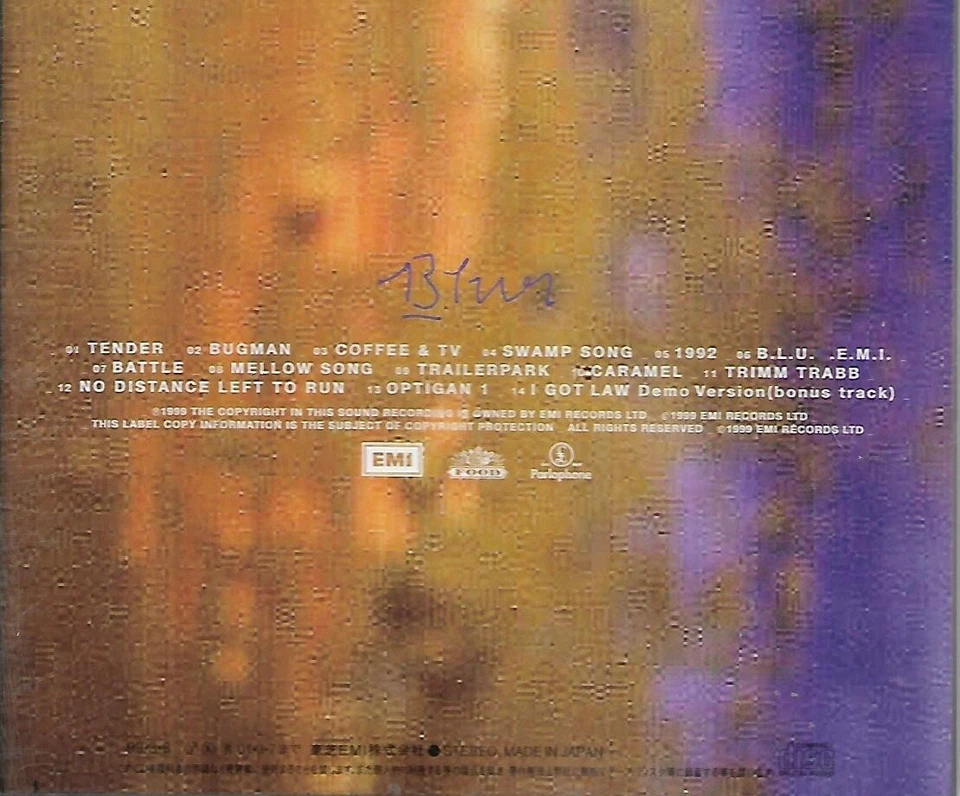 Blur (Japan Import) - 13 (1999 CD Album) - Изображение 4 из 4